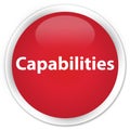 Capabilities premium red round button