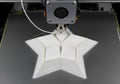 And capability of modern 3D printing technology in fabricating Royalty Free Stock Photo