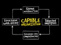 Capable organization mind map