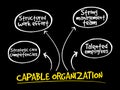 Capable organization mind map