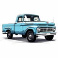 Capable Pickup Truck in OffRoad and OnRoad Use Royalty Free Stock Photo