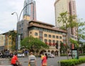 The Capacious and less people of street in SHENZHEN Royalty Free Stock Photo