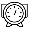 Capacitor voltage regulator icon, outline style