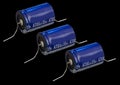 Capacitors value 3300uf 35V powersuply part for Audio Royalty Free Stock Photo
