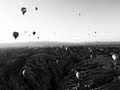 Capadocia from inside he balloons july 2015 Royalty Free Stock Photo