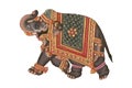 Caparisoned elephant Royalty Free Stock Photo
