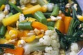 Capcai or capcay is the name of a typical Chinese dish in the form of many kinds of vegetables.