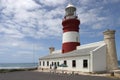 Cape Agulas lighthouse Royalty Free Stock Photo