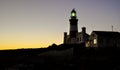 Cape Agulhas Lighthouse - Africa's southernmost point Royalty Free Stock Photo