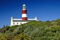 Cape Agulhas lighthouse, South Africa Royalty Free Stock Photo