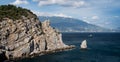 Cape Ai Todor, view on sea. Gaspra, Crimea Royalty Free Stock Photo