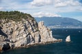Cape Ai Todor, view on sea. Gaspra, Crimea Royalty Free Stock Photo