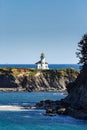 Cape Arago Lighthouse on the Pacific Coast of Oregon