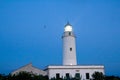 Cape barbaria lighthouse sunset lighting