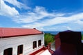 Cape Bojeador Lighthouse, Burgos, Ilocos Norte, Philippines Royalty Free Stock Photo