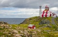 Cape Bonavista Lightstation, Newfoundland, Canada. Lighthouse station LL 449. Royalty Free Stock Photo