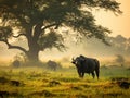 Cape Buffalo on the Savanna