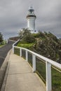 Cape Byron Lighthouse from the access roadway Royalty Free Stock Photo