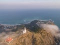 Cape Byron Lighthouse aerial in Byron bay, Australia Royalty Free Stock Photo