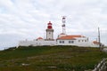 Cabo da Roca - westernmost point of continental Europe - Monuments and Lighthouse, Portugal Royalty Free Stock Photo