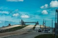 Cape Canaveral, Florida - August 13, 2018: Rocket Launch Pad at NASA Kennedy Space Center Royalty Free Stock Photo