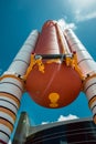 Cape Canaveral, Florida - August 13, 2018: Atlantis Space Shuttle Rocket Booster at NASA Kennedy Space Center Royalty Free Stock Photo