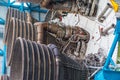 Cape Canaveral, Florida, United States - May 27 2014: Apollo Program Saturn V Rocket Engine Exhaust