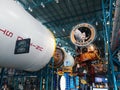 Apollo Saturn V Stage 1 Rocket And Engines At Kennedy Space Center. Royalty Free Stock Photo