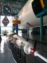 Apollo Saturn V Stage 1 Rocket And Engines At Kennedy Space Center. Royalty Free Stock Photo