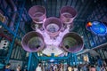 Cape Canaveral, Florida, USA - Rocket engine inside the Kennedy Space center