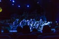 Cape Canaveral, USA - May 05, 2018: The Rows of seats in a theater at cruise liner or ship Oasis of the Seas Royalty Free Stock Photo