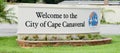 Cape Canaveral Welcome Sign, Florida