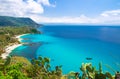 Cape Capo Vaticano aerial view from cliffs, Calabria, Southern Italy