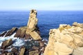 Cape Carvoeiro - Most Western point of the Peniche Peninsula Royalty Free Stock Photo