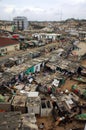 Cape Coast fishing houses and town