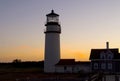 Cape Cod Light at Sunset Royalty Free Stock Photo