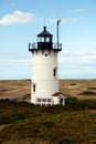 Cape Cod, MA: Wood Light House Royalty Free Stock Photo