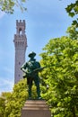 Cape Cod Provincetown Pilgrim tower Massachusetts Royalty Free Stock Photo