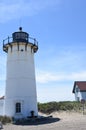 Cape Cod`s Race Point Lighthouse Tower Up Close