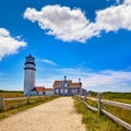 Cape Cod Truro lighthouse Massachusetts US Royalty Free Stock Photo