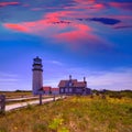 Cape Cod Truro lighthouse Massachusetts US Royalty Free Stock Photo
