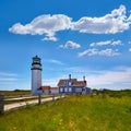 Cape Cod Truro lighthouse Massachusetts US Royalty Free Stock Photo