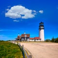 Cape Cod Truro lighthouse Massachusetts US Royalty Free Stock Photo