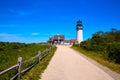 Cape Cod Truro lighthouse Massachusetts US Royalty Free Stock Photo