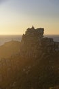Cape Cornwall at sunset Royalty Free Stock Photo