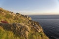 Cape Cornwall at sunset Royalty Free Stock Photo