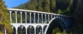 The Cape Creek Bridge is an arch bridge in Lane County, Oregon Royalty Free Stock Photo