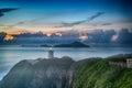 Hong Kong offshore island sunrise lighthouse