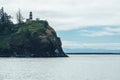 Cape Disappointment Lighthouse near Ilwaco Washington Royalty Free Stock Photo