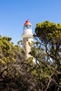 Cape du Couedic Lighthouse station in Flinders Chase National Park, Australia, Kangaroo Island Royalty Free Stock Photo